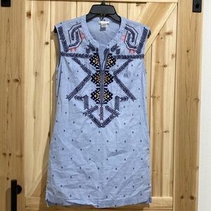 Esley Blue Women’s Anchor Dress small